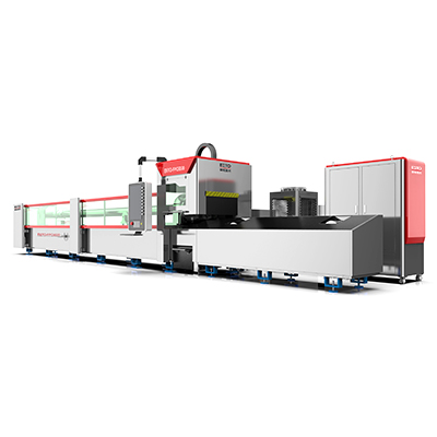 "Automatische CNC-Faserrohr-Schneidemaschine mit Materialzuführung"